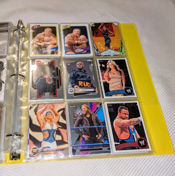 WWE Wrestling Legends Trading Cards Binder Collection 🏆 100 WWE Cards Lot - Picture 8 of 11